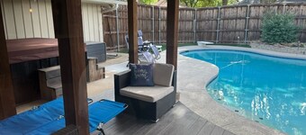 Dive In! The Poolside Escape w/Hot Tub, Grill & Good Times Built In