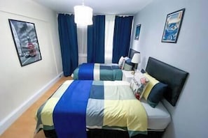 2 bedrooms, iron/ironing board, travel crib, WiFi