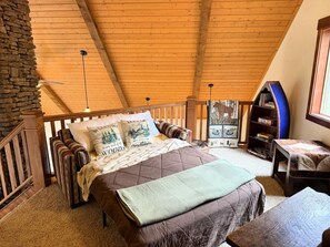 2 bedrooms, desk, iron/ironing board, travel cot