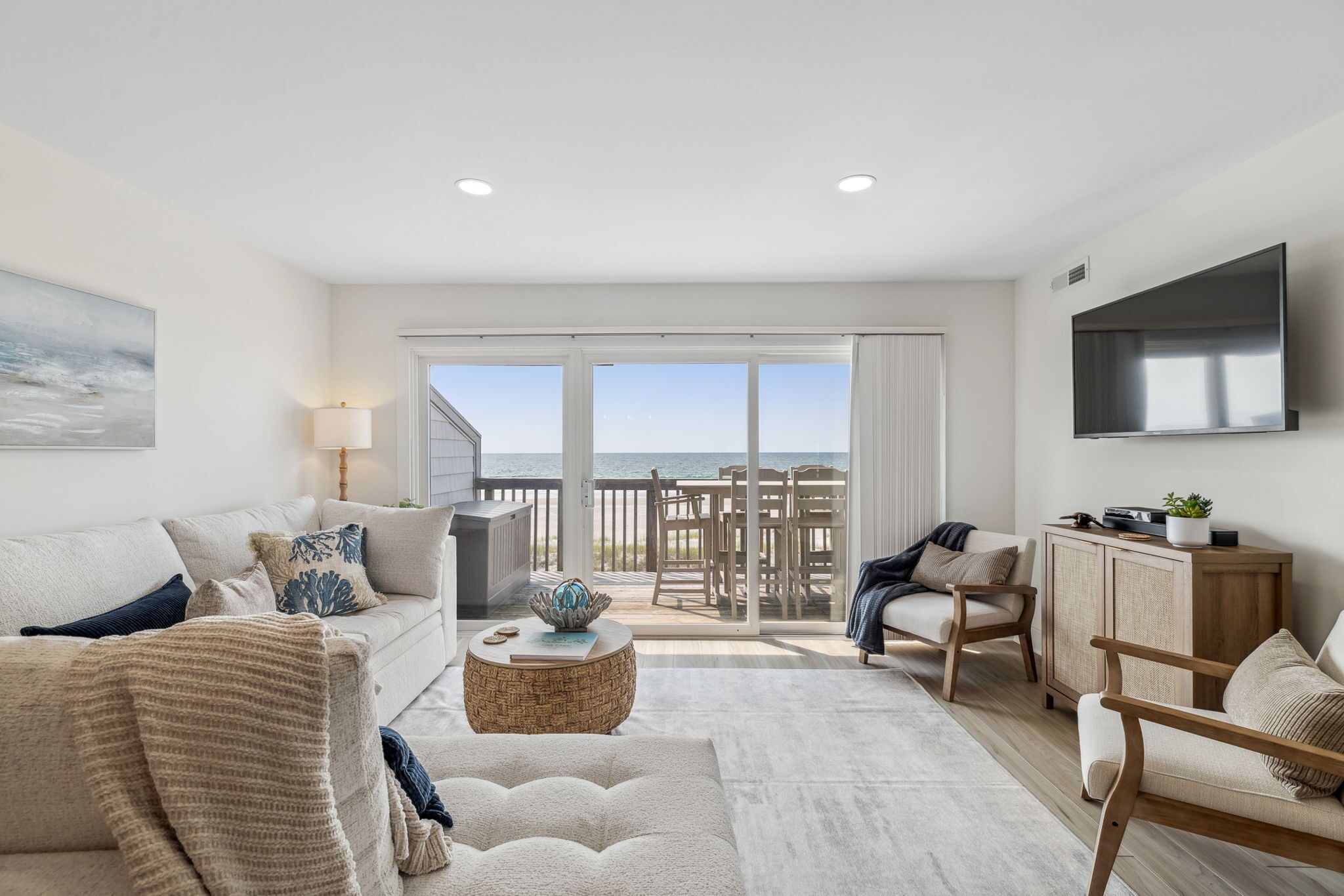 Smart TV, books, stereo, computer monitors