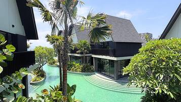 Villa Luxe, 2 chambres, vue lagon | Vue de la chambre