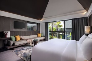 Villa Deluxe, 1 chambre, vue sur l’océan | Aire de séjour