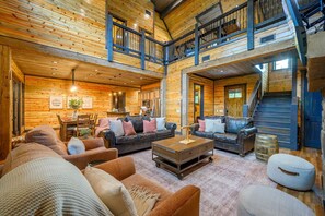 Smart-tv en een open haard