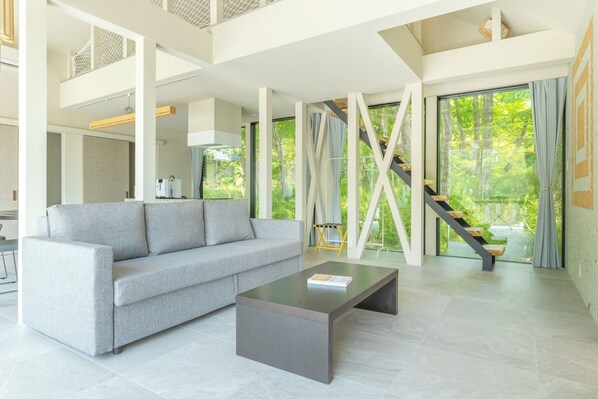 Living area - Holiday in Nasu large garden huge deck sauna j / Nasu-gun Tochigi (Nasu-gun)