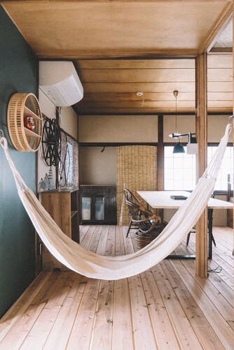 This renovated traditional Japanese house