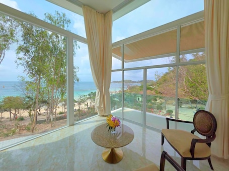 Deluxe Double Room, Sea View | Beach/ocean view. Ta Yai Beach Resort