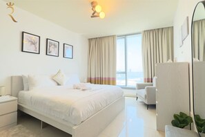 2 slaapkamers, een strijkplank/strijkijzer, wifi, beddengoed