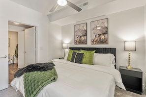 2 quartos, ferros/tábuas de passar roupa, Wi-Fi, roupa de cama