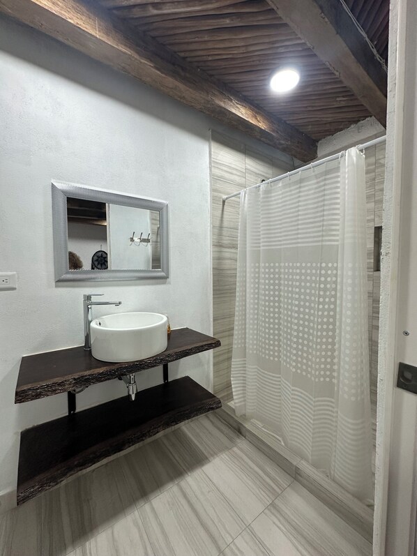 Towels, soap, toilet paper