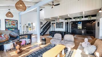 Smart TV, books, music library