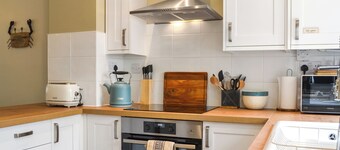 You will just love the open plan ground floor of this historic cottage.