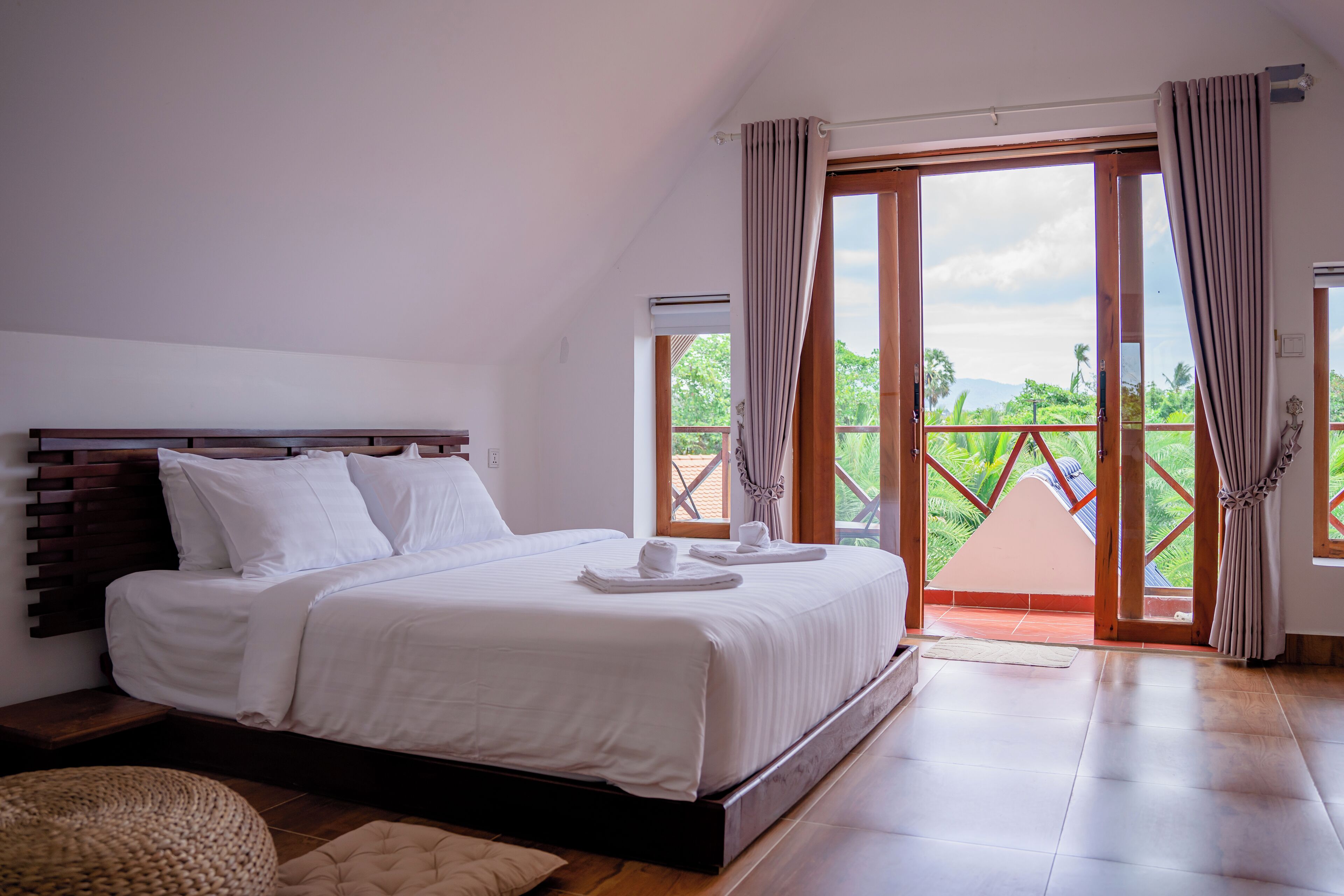 Blick auf den Garten