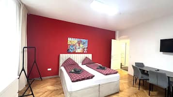 1 bedroom, iron/ironing board, free WiFi, bed sheets