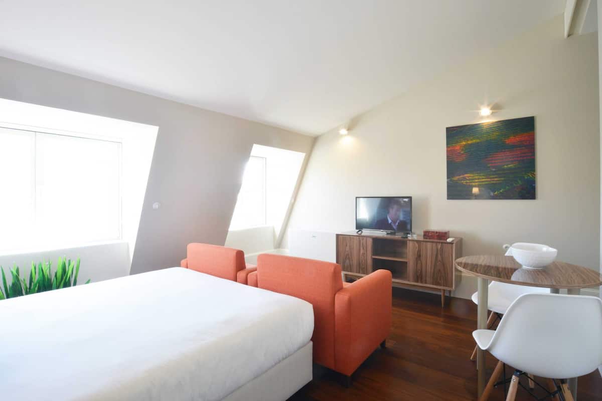 Deluxe-Apartment, 1 Schlafzimmer | Wohnzimmer