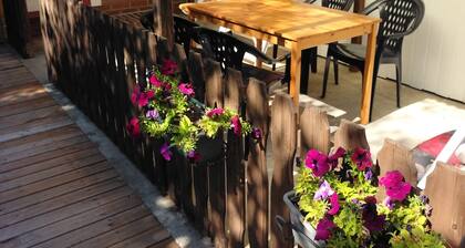 Maison de vacances 'Haus Im GrĂŒnen' avec terrasse privĂ©e, jardin partagĂ© et Wi-Fi