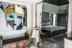 1 bedroom, WiFi, bed sheets - Private Secluded Pool Villa w/ Massage Room (Ubud)
