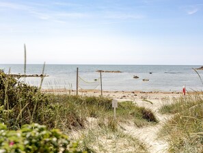 Vlak bij het strand