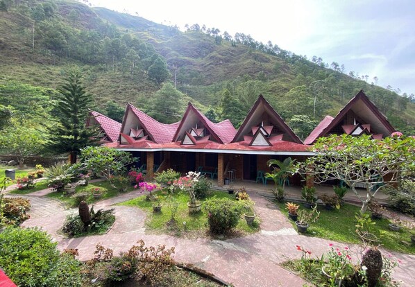 Fassade der Unterkunft