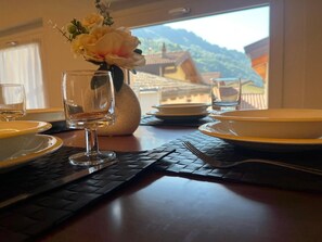 Dining - Between Mountains and Lake, Apartment in old mansion from 1800 on Lake Como (Ballabio)