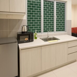 Private kitchen - Laguna Apartment 2 Homestay (Lumut)