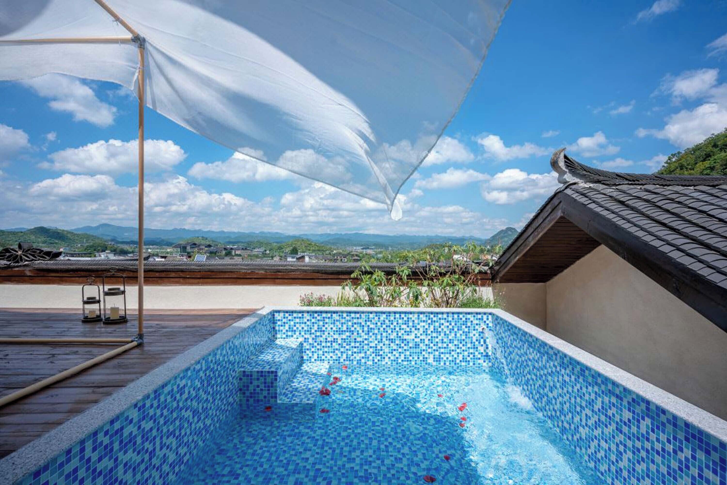 尊貴雙人房, 山景 | 私人泳池