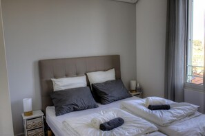 2 makuuhuonetta, vauvan matkasänky, ilmainen Wi-Fi