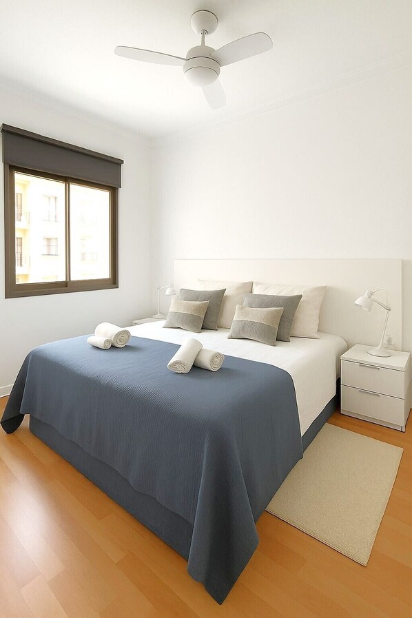 2 間睡房、熨斗/熨衫板、Wi-Fi、床單