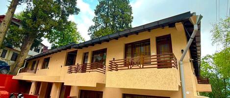 Voorkant van accommodatie