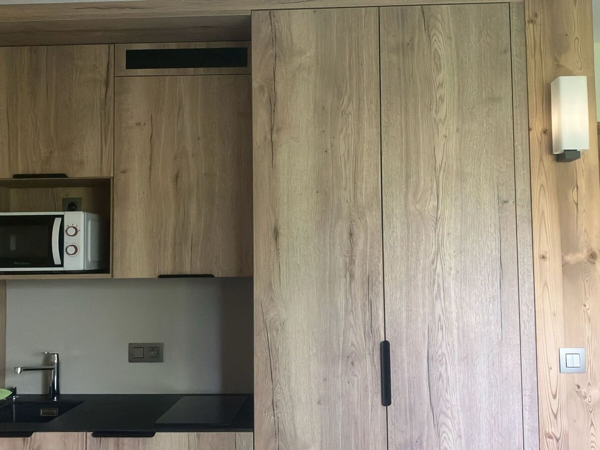 Refrigerador y microondas 