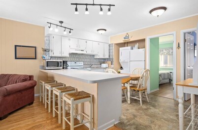 Oceanside Three Bedroom Condo Steps From the Beach