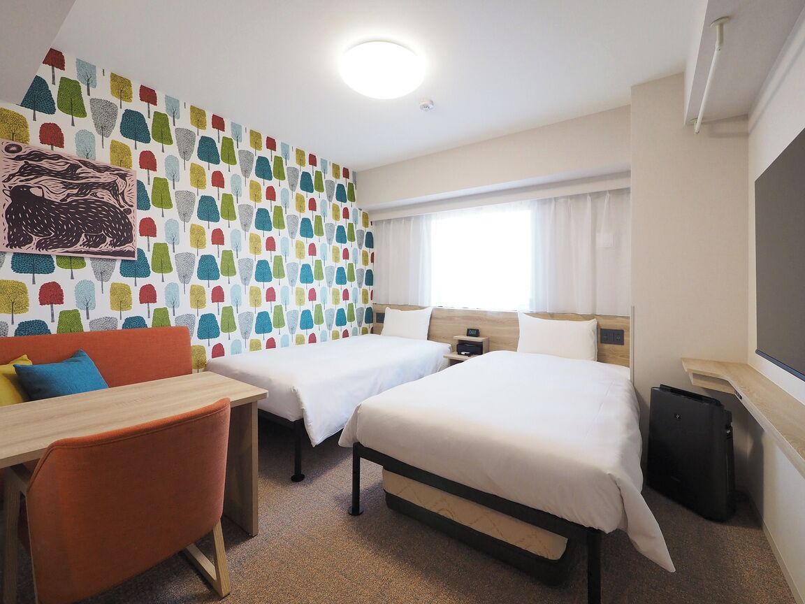 Twin room + Extra bed with washing machine + microwave, Non smoking | Free WiFi