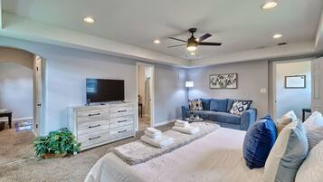 4 bedrooms, iron/ironing board, travel crib, WiFi