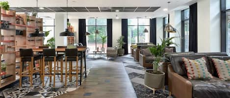 Sala de estar en el lobby
