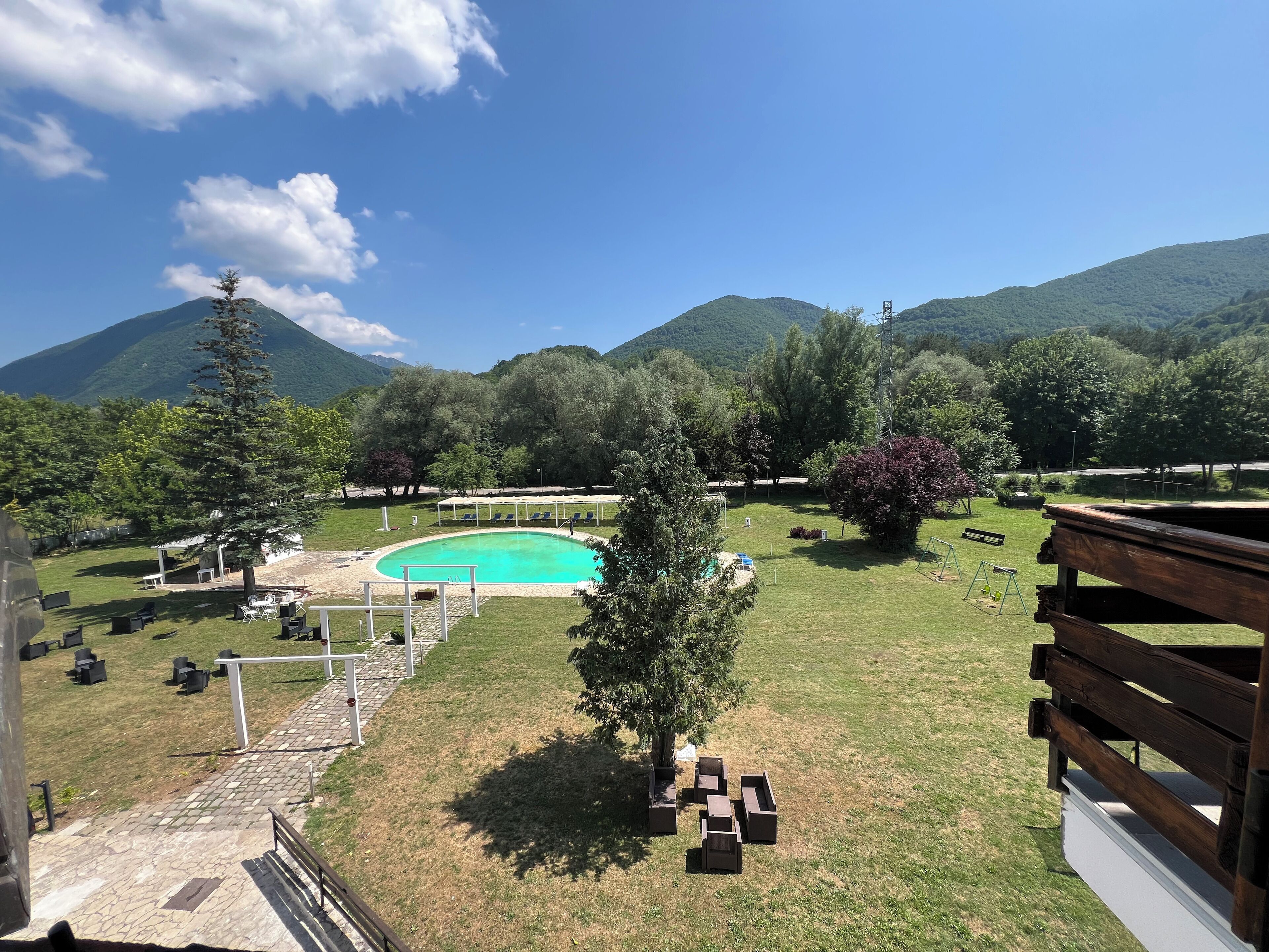 Vue depuis l’hébergement