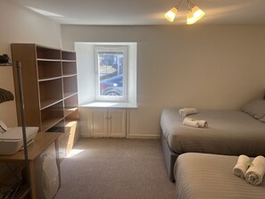 1 bedroom, iron/ironing board, free WiFi, bed sheets