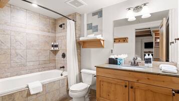 Hair dryer, towels