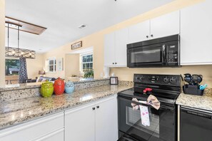 Condo, Multiple Beds, Patio, Golf View (Fairway View Escape) | Private kitchen | Fridge, microwave, oven, stovetop