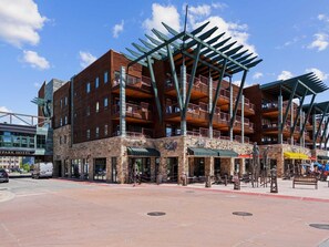 Exterior - Newpark 302-B | Food Galley | Olympic Park & Mountain Views | Fireplace | Hot Tub & Pool (Park City)