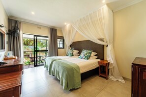 In-room safe, desk, laptop workspace, blackout curtains - Victoria Falls Oasis Hotel (Victoria Falls)