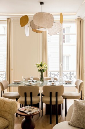 Appartement, vue ville | Coin séjour