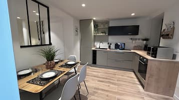 Microwave, oven, stovetop