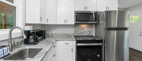 Microwave, oven, stovetop