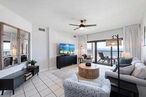 Smart TV, DVD player, books, offices