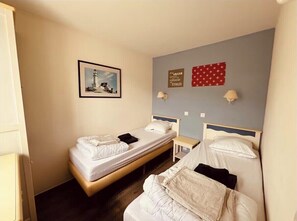 2 habitaciones y ropa de cama