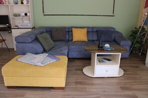 Fireplace, books, computer monitors, printers