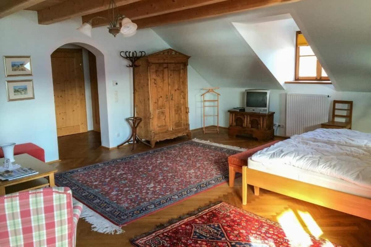 Junior-studiosviitti, parveke, järvinäköala | Ilmainen Wi-Fi