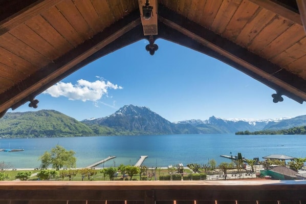 Deluxe Double Room, Balcony, Lake View | Property grounds