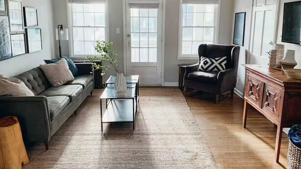 Living area - Digs 1 of 5: 2BDRM, Open & Airy, Private Parking, Central, 1st Floor & More! (Evansville)