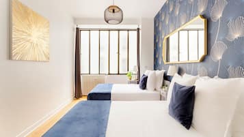 Appartement, vue ville | Literie de qualité supérieure, décoration personnalisée