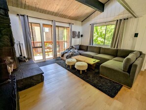 Tv och eldstad